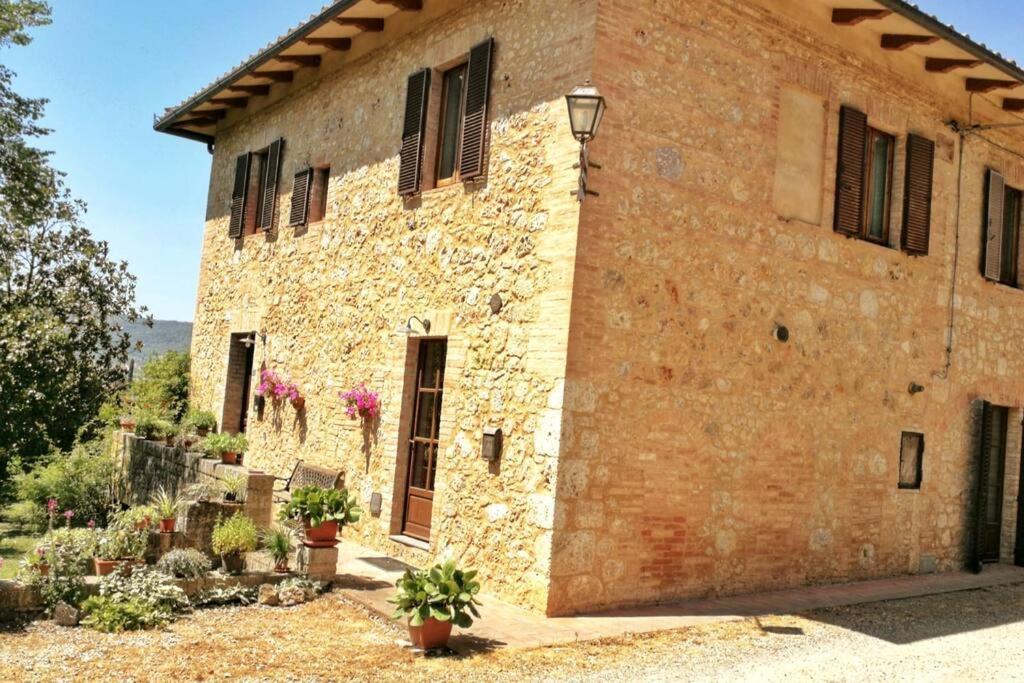 Claudia Vacanza Toscana - Appartamento Melograno -10 Min Da Siena Sovicille Exteriör bild
